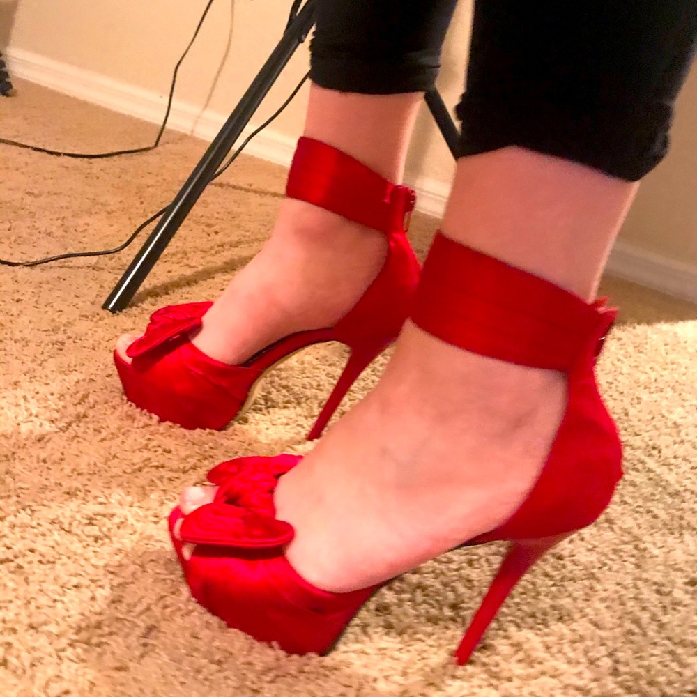 Bebe Red Heels